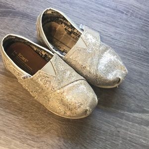 Silver sparkle Toms